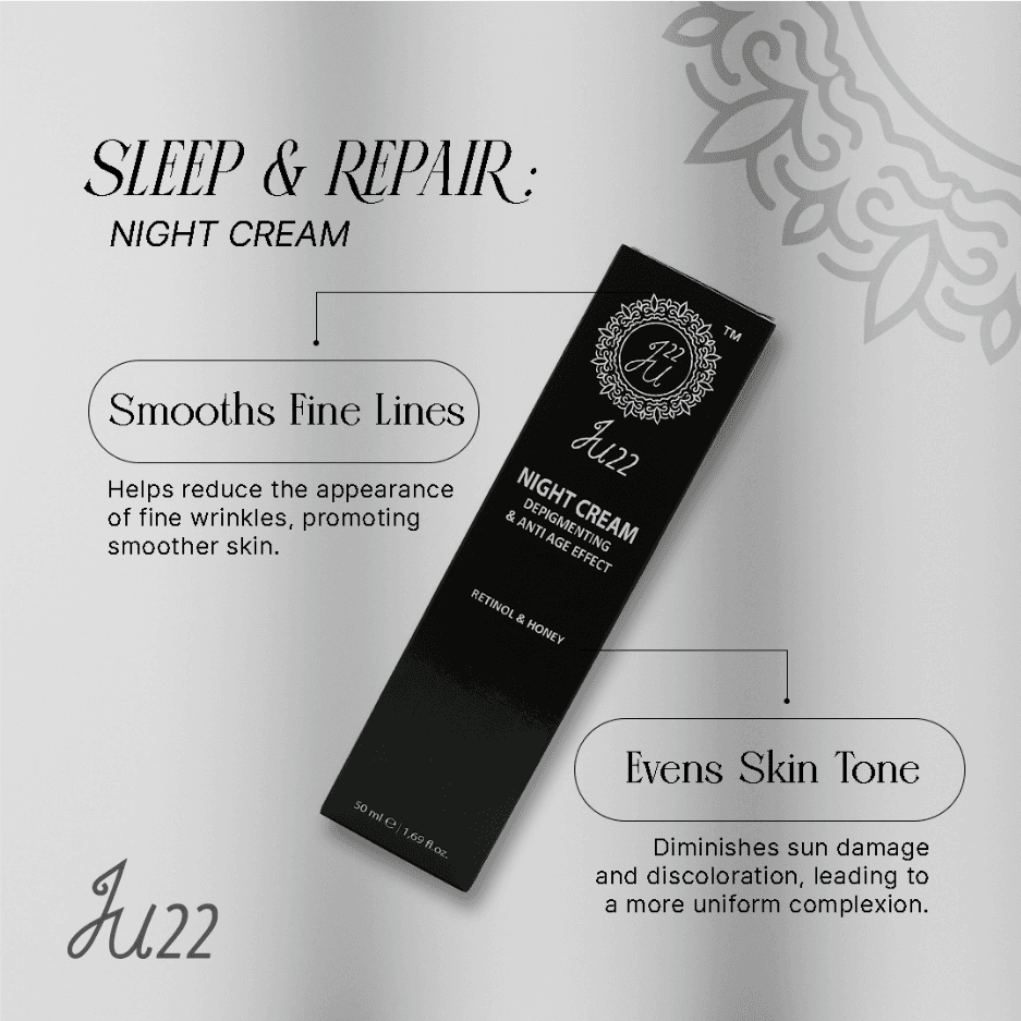 Night Cream Depigmenting & Anti-age effect Retinol & Honey - Image 2